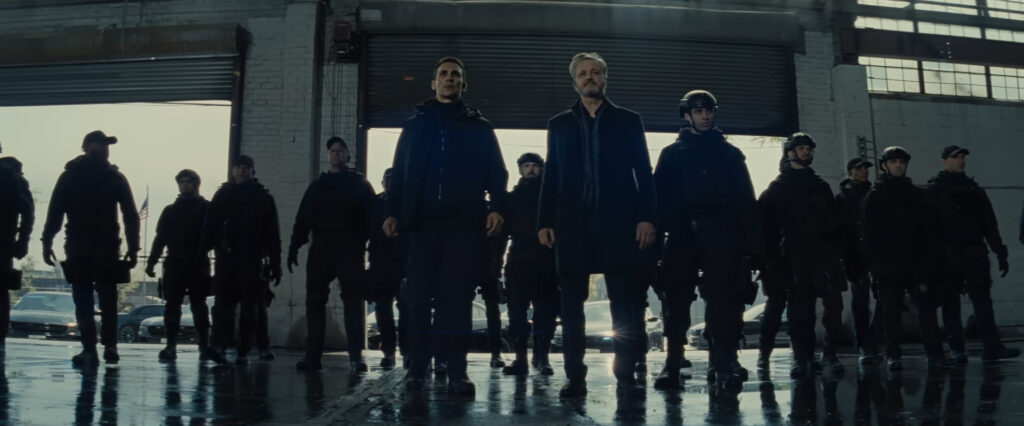 Colin Firth and the gang in Disclosure Day (2026)