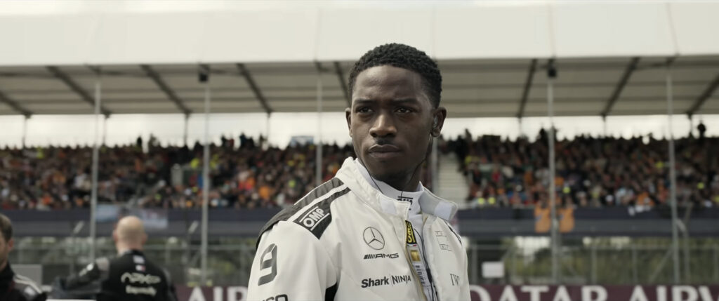 Damsen Idris as Joshua Pearce in F1 The Movie (2025)